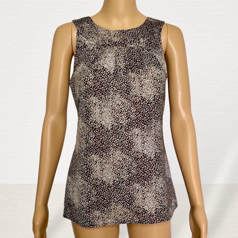 Banana Republic Sleeveless Brown Top blouse Size 0